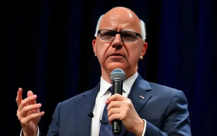 Tim Walz Tells Democrats to Stand Up and Listen to the People