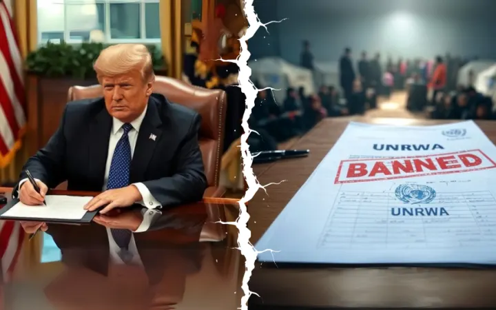 Trump Signs Executive Orders Cutting UNRWA Funding, Warning Iran on Nukes, and Addressing China Trade