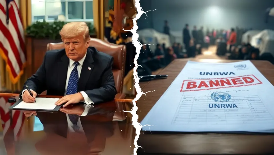Trump Signs Executive Orders Cutting UNRWA Funding, Warning Iran on Nukes, and Addressing China Trade