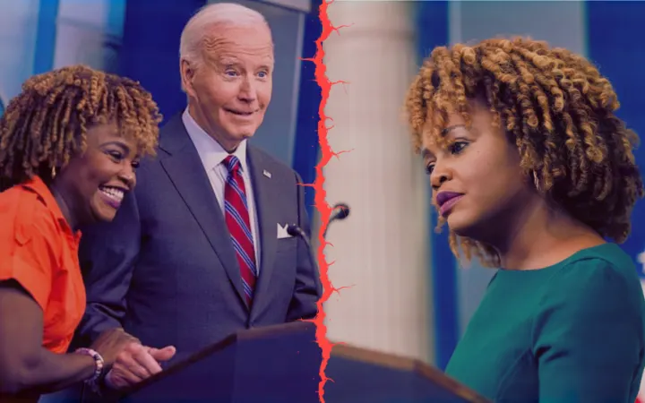 Karine Jean Pierre calls the White House ‘broken’ and leaves the Democratic Party. But is it bold truth or political betrayal?