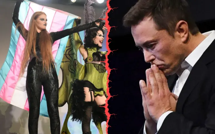 Vivian Wilson, Elon Musk’s Daughter, Performs in Debut Drag Show Holding Trans Pride Flag