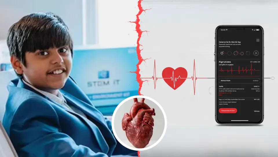 14-Year-Old Invents Breakthrough Heart Disease Detection App That Can Identify Heart Failure in Just Seven Seconds with Over 96% Accuracy!