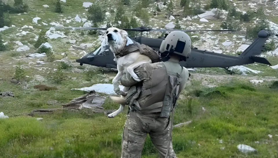 National Guard Black Hawk rescues injured hiker and his dog: How did medics airlift the pup safely?