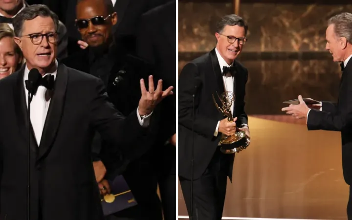 Stephen Colbert wins Emmy despite cancellation, while Gutfeld leads ratings with no recognition. When it comes to awards, what wins: talent or politics?