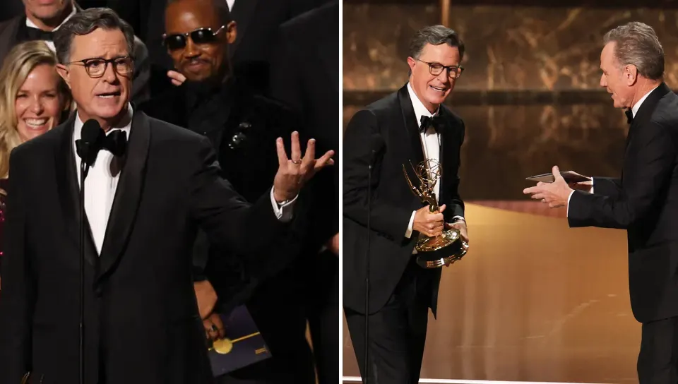 Stephen Colbert wins Emmy despite cancellation, while Gutfeld leads ratings with no recognition. When it comes to awards, what wins: talent or politics?
