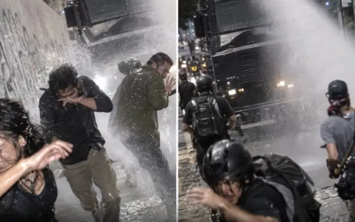 ICE water cannons against protesters: should they be allowed or is it too far?