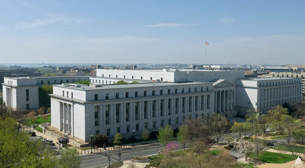 Exterior of the Rayburn House Office Building near the Capitol